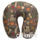 Travel Pillow Airedale Terrier Autumn Dog Breed Brown Memory Foam U Neck Pillow for Lightweight Support in Airplane Car Train Bus - B07VB3PNQ2